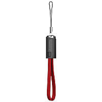 Кабель ColorWay USB-USB Type-C, 2.4А, 0.22м, Red (CW-CBUC023-RD)