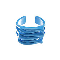Кольцо Женское City-A Регулируемое Размер 18 Металлическое Яркое Красочное Перстень Синее №3344