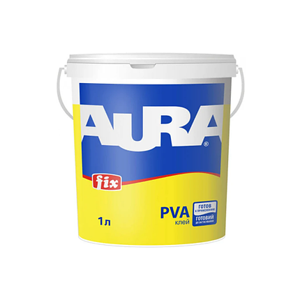 Універсальний клей Aura Fix PVA 1л, фото 1