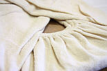 Простирадло на резинці 180х200х20см махрове тм Ярослав кремовий, фото 2
