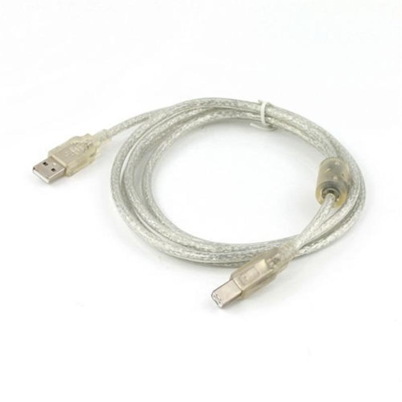 Кабель Cablexpert (CCF-USB2-AMBM-TR-0.75 M) USB2.0 A - USB B, 0.75 м, феритовий фільтр