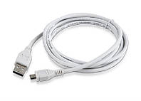 Кабель Cablexpert (CCP-mUSB2-AMBM-6-W) USB 2.0 - Micro B, 1.8м, белый