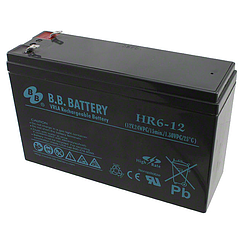 Акумуляторна батарея AGM 6А 12В/год HR6-12/T1 BB Battery