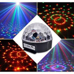 Світлодіодний диско-куля LED Magic Ball Light ( c пультом,USB, Blutooth, MP3)