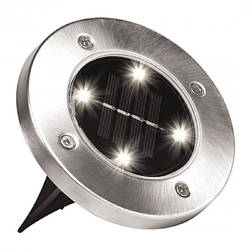 Вуличний світильник на сонячній батареї Solar Disk 8led-dm8 – садовий ліхтар