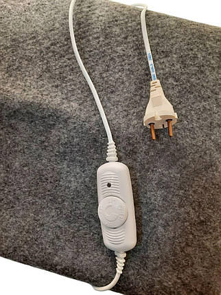 Электропростынь міні Теплий Пан ЕКН-2-220 97х67см, сіра, фото 2