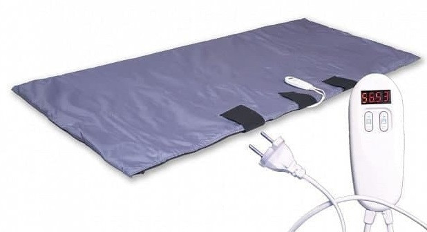 Електроковдра двозонне Теплий Пан з цифровим регулюванням 180x180 см, синє, фото 1