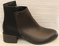 Ботинки женские черные кожаные от производителя модель ТН21-15-2