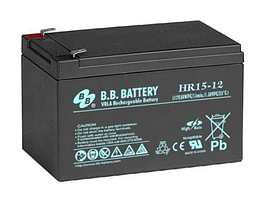 Акумуляторна батарея AGM 12 В 15 А/год HR15-12/T2 BB Battery