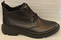 Ботинки женские черные кожаные от производителя модель ТН21-20
