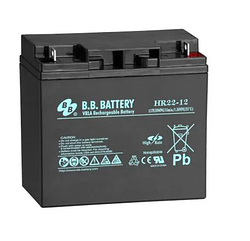 Акумуляторна батарея AGM 12 В 22 А/год HR22-12/B1 BB Battery