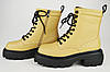 Черевики бежеві Berkonty 9088 36 шкіра хутро, фото 6