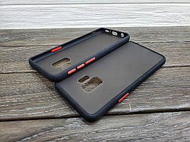 Матовий захисний чохол для Samsung Galaxy S9 чорний