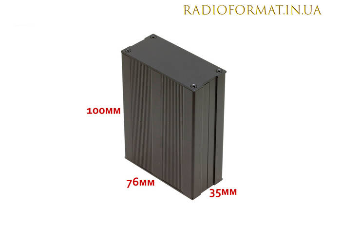 Купить Корпус для электроники алюминиевый 100*76*35 мм., ЧЕРНЫЙ, цена ...