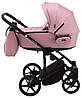 Коляска 2 в 1 Adamex Porto Light Tip TK-24 рожевий, фото 4