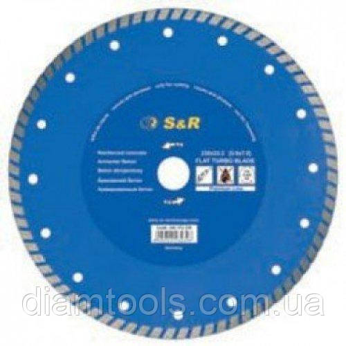 Диск алмазний по бетону S&R 230x22.2x2.2мм (242372230)