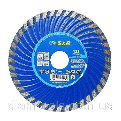 Диск алмазний по армованому бетону S&R 125x22.2x2.2мм (252372125)