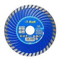 Диск алмазний по армованому бетону S&R 125x22.2x2.2мм (252372125)