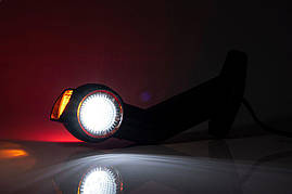 Ліхтар габаритний лівий Fristom FT-140 FL LED 3-х кольоровий (червоний, білий, жовтий), фото 4