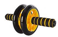 Тренажер колесо-ролик для пресса (200 мм), гимнастические колесо