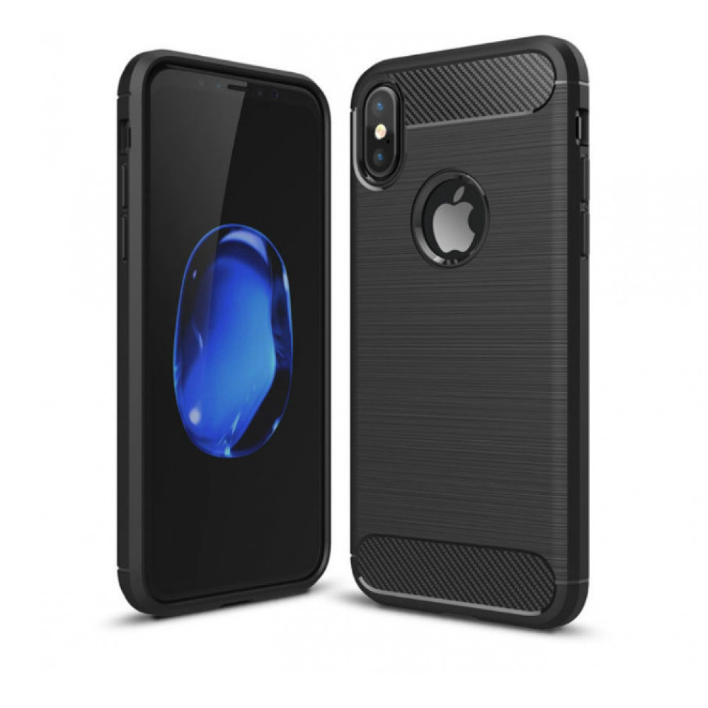 Чохол накладка Polished Carbon для Apple iPhone X / XS, фото 1