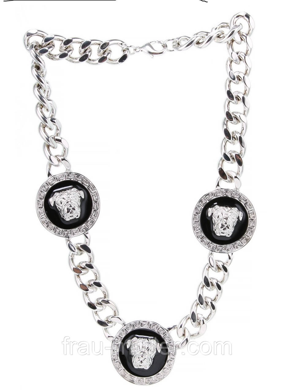 Підвіска для жінок "Pug Necklace" з голвой собаки NLY сріблястий