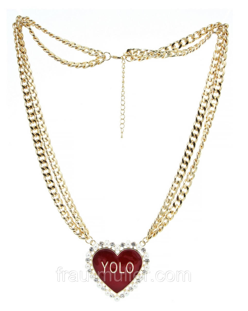 Підвіска для жінок "Yolo" з Серцем NLY