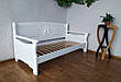Білий дерев'яний диван-ліжко "Орфей Преміум" з шухлядами з масиву натурального дерева від виробника, фото 5