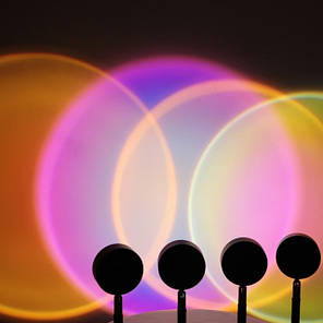 Світильник проєкційний Rainbow Sunset Floor Lamp Sunset Lamp Rainbow Modern Bedroom 194387, фото 4