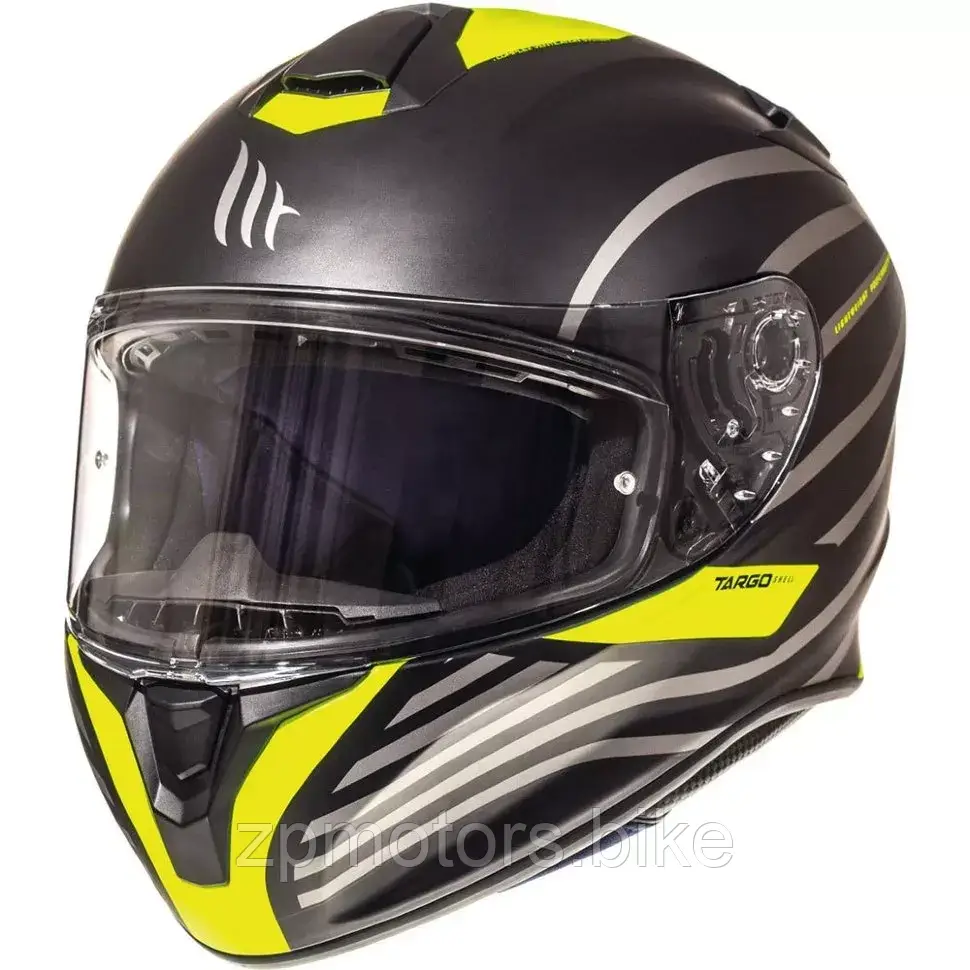 Мотошолом, шолом MT Targo Doppler Black/Yellow