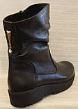 Чоботи зимові жіночі на товстій підошві від виробника ТН21-26, фото 4
