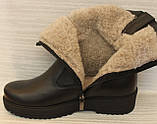 Чоботи зимові жіночі на товстій підошві від виробника ТН21-26, фото 5