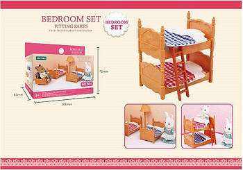 Игровой набор "Двухъярусная кровать" B07 G-Rich