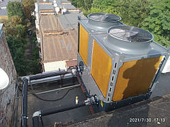 Проект, поставка і монтаж теплового насосу TEPLOMIR EVI 72 і системи опалення / кондиціонування м.Дніпро