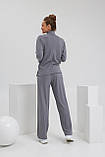 Костюм з трикотажу для вагітних сірий M, фото 4