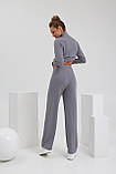 Костюм з трикотажу для вагітних сірий M, фото 6