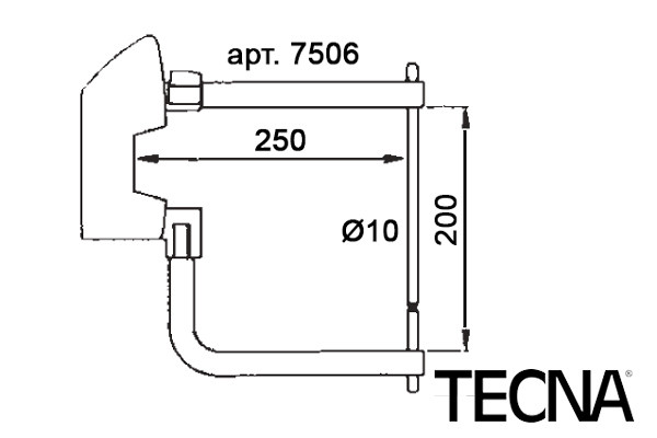 Комплект плечей TECNA 7506