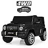 Дитячий електромобіль на акумуляторі Mercedes AMG G63 з пультом радіокерування для дітей 3-8 років чорний, фото 10