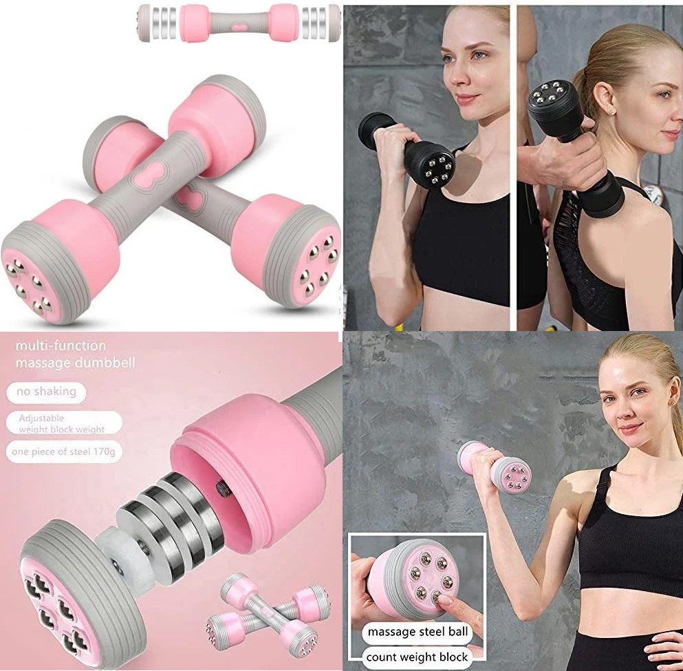 Гантелі масажер тренажер для тіла Multifunctional massage dumbbells, фото 1