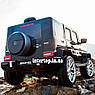 Дитячий електромобіль на акумуляторі Mercedes G63 з пультом р/у для дітей 3-8 років автофарбування чорний, фото 4