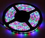 Світлодіодна стрічка LED 3528 RGB комплект 4.5 метрів, різнокольорова, фото 3