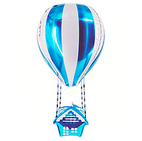 Фольгированный шар Воздушный шар 4D синий