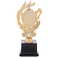 Нагорода спортивна приз спортивний SP-Sport YK317 висота 21 см Gold