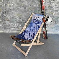 Шезлонг кресло деревянный складной 110*60 см. 1241244