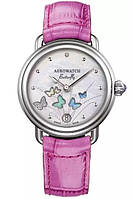 Оригінальний жіночий наручний годинник Aerowatch 1942 Butterfly (рожеві) 44960AA05