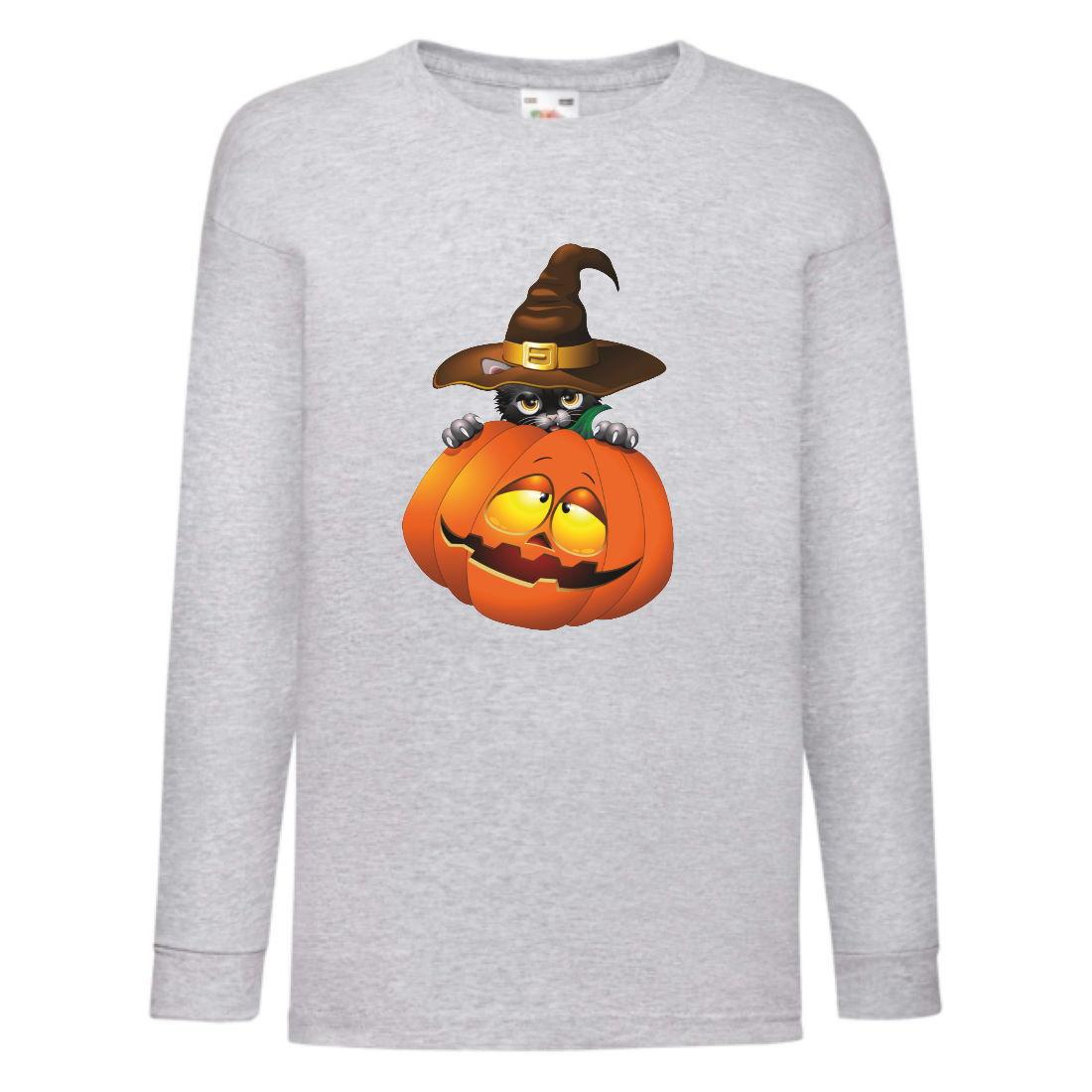 Лонгслив реглан Halloween 001 (HLN 001 gry) розмір 104-116-140-152-164 сірий