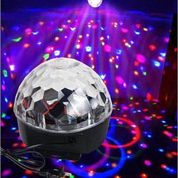 Диско куля LED Cristal Magic Ball Light Bluetooth + MP3 DL57