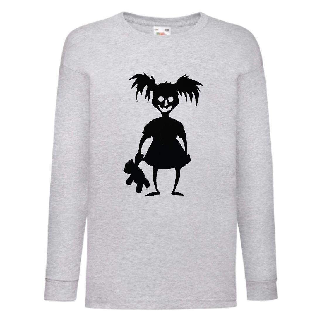 Лонгслив реглан Halloween 009 (HLN 009 gry) розмір 104-116-140-152-164 сірий, фото 1