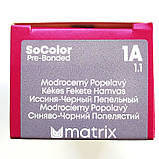 1A (синяво-чорний попелястий) Стійка крем-фарба для волосся Matrix SoColor Pre-Bonded,90ml, фото 2