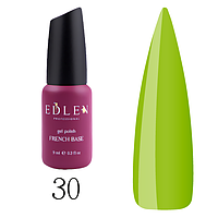 База цветная Edlen French Base 30 Summer Neon (ярко-зеленый), 9ml